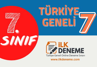 Online Deneme Sınavı 7