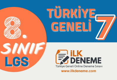 Online LGS Deneme Sınavı 7 (1.Dönem Konuları)